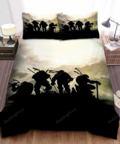 Ninja Turtles Cool Silhouettes Bed Sheets Duvet Cover Bedding Sets