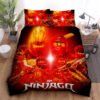 Ninjago Kai Ninja Of Fire Elemental Master Digital Art Bed Sheets Duvet Cover Bedding Sets