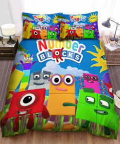 Numberblocks The Poster Bed Sheets Spread Duvet Cover Bedding Sets
