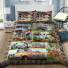 Old Truck Vintage Bed Sheets Duvet Cover Bedding Sets Perfect Gifts For Truck Lover Gifts For Birthday Christmas Thanksgiving
