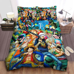 One Piece, League Of Luffy And Law Bed Sheets Duvet Cover Bedding Sets