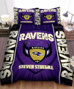 Personalized Baltimore Ravens Bedding Set