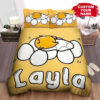 Personalized Gudetama Sleeping On Eggs Bed Sheets Duvet Cover Bedding Sets