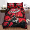 Personalized Spider-man Symbiote Suit Fighting Venom Bed Sheets Spread Duvet Cover Bedding Sets