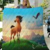 Personalized Spirit Horse Quilt Blanket