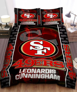 Personlized Custom Name San Francisco 49ers Duvet Covers Bedding Set Gift For Fans
