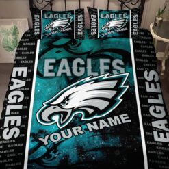 Philadelphia Eagles Bedding Set, Custom Name Philadelphia Eagles Duvet Covers