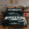 Philadelphia Eagles Bedding Set Sleepy Halloween And Christmas (duvet Cover & Pillow Cases)