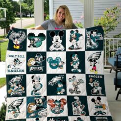 Philadelphia Eagles Disney Quilt Blanket