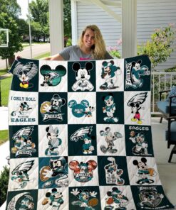 Philadelphia Eagles Disney Quilt Blanket