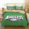 Philadelphia Eagles Logo Bedding Set (duvet Cover & Pillow Cases)