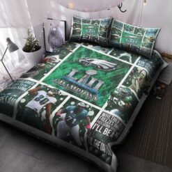 Philadelphia Eagles V1 Quilt Bed Set