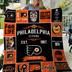 Philadelphia Flyers Quilt Blanket 04