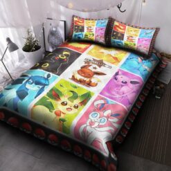 Pokemon Eevee Evolution Bedding Set
