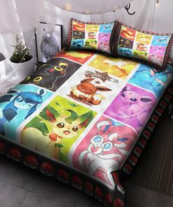 Pokemon Eevee Evolution Bedding Set