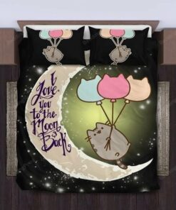 Pusheen The Cat I Love You To The Moon And Back Bedding Set