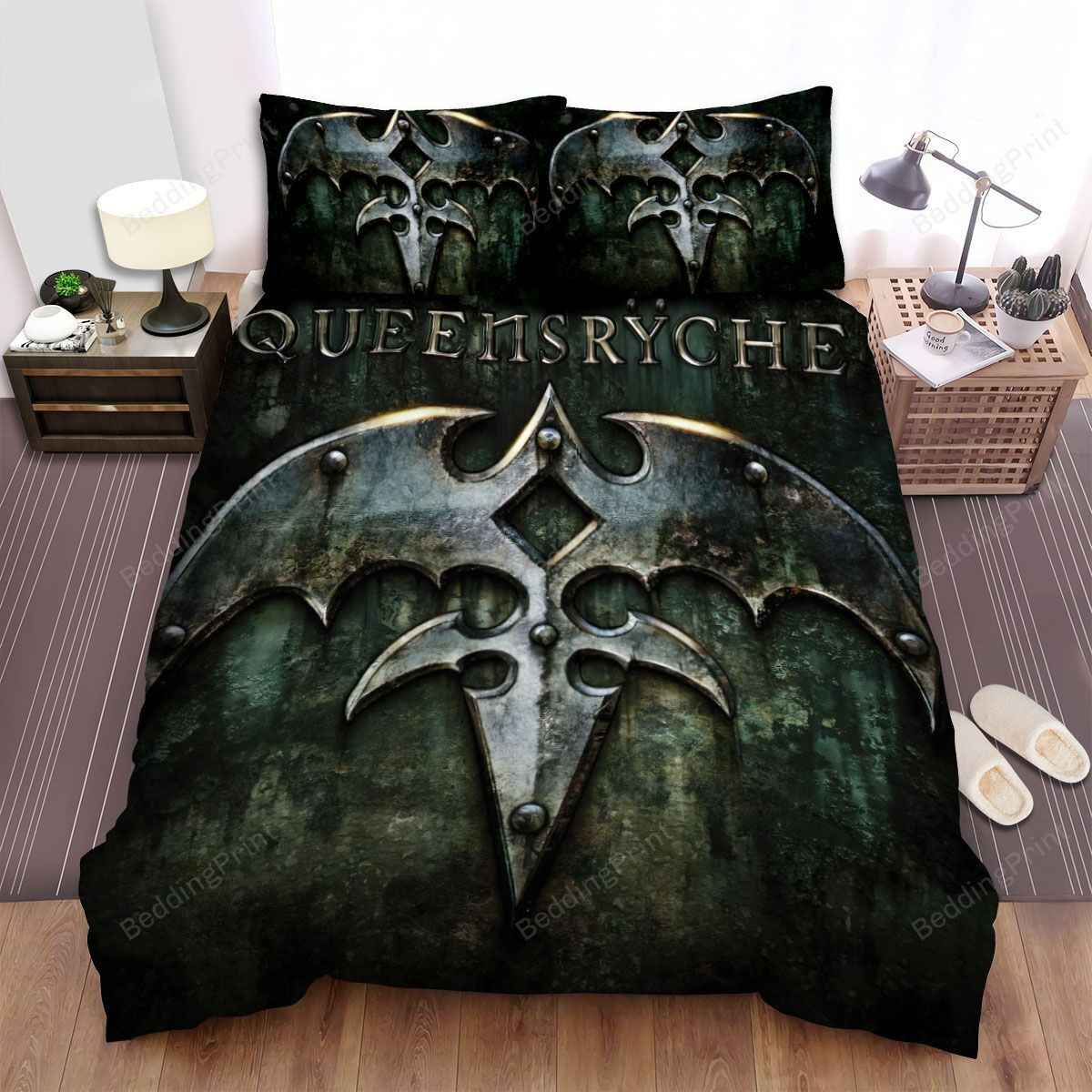 Queensryche Album Logo Art Bed Sheets Duvet Cover Bedding Sets Queensryche Album Logo Art Bed Sheets Duvet Cover Bedding Sets