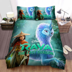 Raya And The Last Dragon (2021) Poster Movie Poster Bed Sheets Duvet Cover Bedding Sets Ver 6
