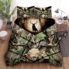 Real Tree Camo Deer Hunting Bed Sheets Duvet Cover Bedding Sets