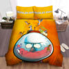 Regular Show Benson Angry With Mordecai And Rigby Bed Sheets Spread Duvet Cover Bedding Sets