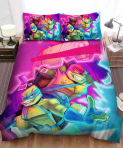 Rise Of The Teenage Mutant Ninja Turtles Leo And Raph Bed Sheets Spread Duvet Cover Bedding Sets