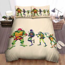 Rise Of The Teenage Mutant Ninja Turtles The Force Photo Bed Sheets Spread Duvet Cover Bedding Sets