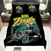 Rob Zombie Driving Hell Hound Car Art Bed Sheets Duvet Cover Bedding Sets
