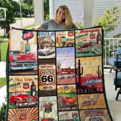 Route 66 Quilt Blanket 01
