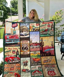Route 66 Quilt Blanket 01