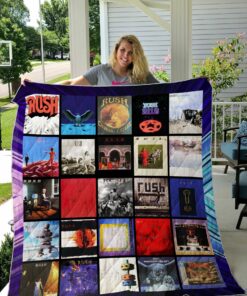 Rush Band Album Covers Quilt Blanket