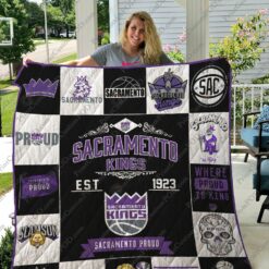 Sacramento Kings Quilt Blanket Ver 17