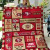 San Francisco 49ers Quilt Blanket Ver 02