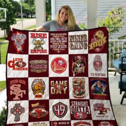 San Francisco 49ers Quilt Blanket Ver 25