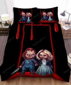 Seed Of Chucky Blood Bed Sheets Duvet Cover Bedding Sets