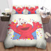 Sesame Street, Cheering Elmo Bed Sheets Duvet Cover Bedding Sets