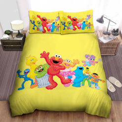 Sesame Street, Flying Abby Cadabby Bed Sheets Duvet Cover Bedding Sets