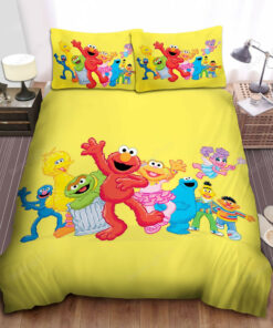 Sesame Street, Flying Abby Cadabby Bed Sheets Duvet Cover Bedding Sets