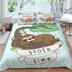 Sloth Time Bedding Set (duvet Cover & Pillow Cases)