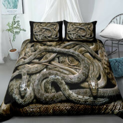 Snakes Pattern Bed Sheet Duvet Cover Bedding Sets
