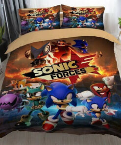 Sonic Hedgehog Bedding Set (duvet Cover & Pillow Cases)