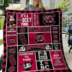 South Carolina Gamecock Quilt Blanket
