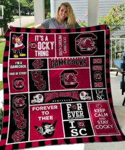 South Carolina Gamecock Quilt Blanket