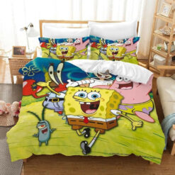 Spongebob Squarepants Duvet Cover Bedding Set