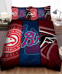 Sports Georgia Sport Teams Bed Sheet Duvet Cover Bedding Sets