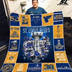 St Louis Blues 17 Quilt Blanket