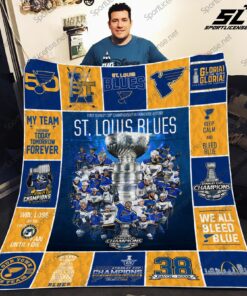 St Louis Blues 17 Quilt Blanket