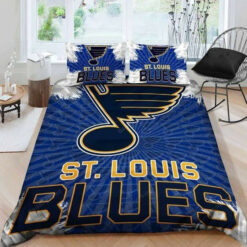 St. Louis Blues Logo 3d Printed Bedding Set (duvet Cover & Pillow Cases)