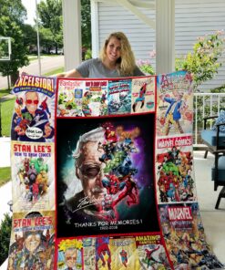 Stan Lee Quilt Blanket 01