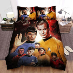 Star Trek: The Original Series Art Paintings Bed Sheets Duvet Cover Bedding Sets