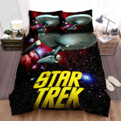 Star Trek: The Original Series Movie Poster 3 Bed Sheets Spread Comforter Duvet Cover Bedding Sets
